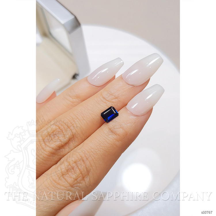 0.89 Ct. Blue Sapphire from Ceylon (Sri Lanka)