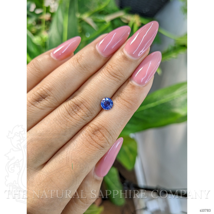 0.86 Ct. Blue Sapphire from Ceylon (Sri Lanka)