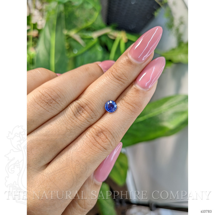 0.86 Ct. Blue Sapphire from Ceylon (Sri Lanka)