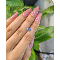 1.03 Ct. Blue Sapphire from Ceylon (Sri Lanka) Life Style