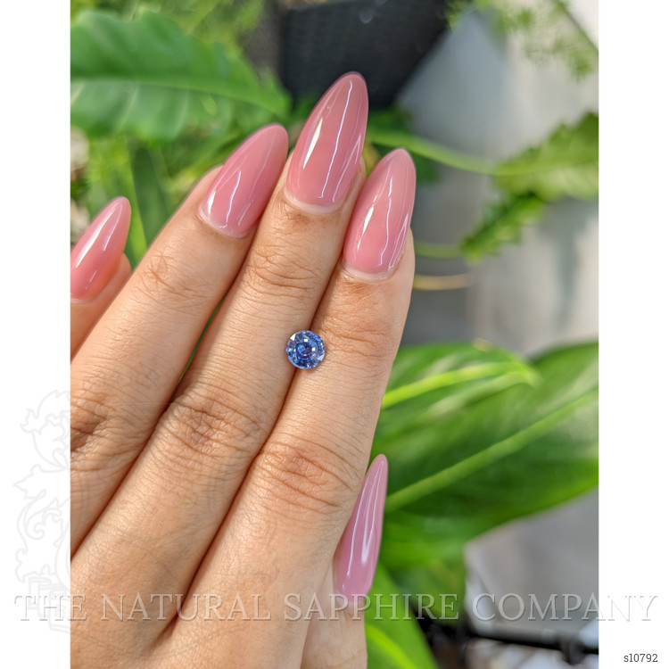 0.80 Ct. Blue Sapphire from Ceylon (Sri Lanka)