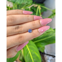 0.80 Ct. Blue Sapphire from Ceylon (Sri Lanka) Life Style