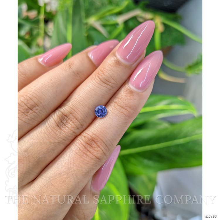 0.68 Ct. Blue Sapphire from Ceylon (Sri Lanka)