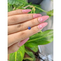 0.73 Ct. Blue Sapphire from Ceylon (Sri Lanka) Life Style