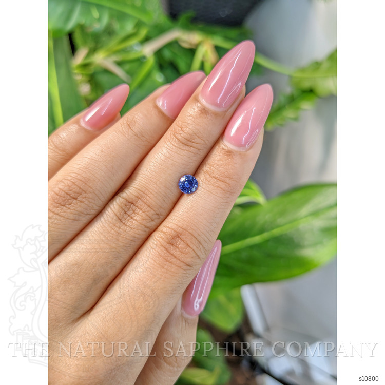 0.73 Ct. Blue Sapphire from Ceylon (Sri Lanka)