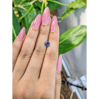 1.23 Ct. Blue Sapphire from Ceylon (Sri Lanka) Life Style