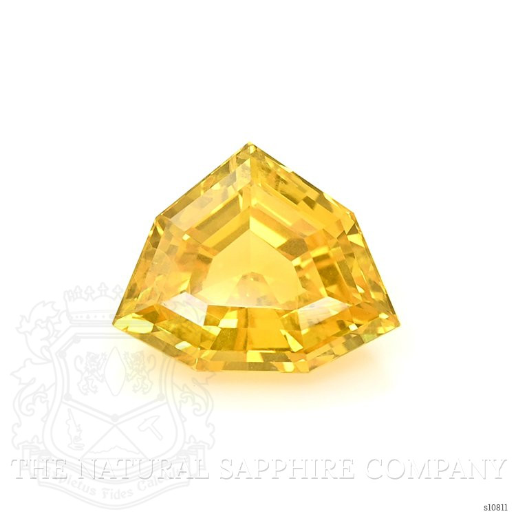 2.57 Ct. Orangish Yellow Sapphire from Ceylon (Sri Lanka)