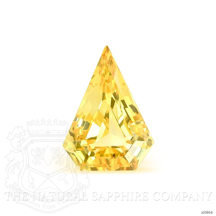 1.84 Ct. Orangish Yellow Sapphire from Ceylon (Sri Lanka)