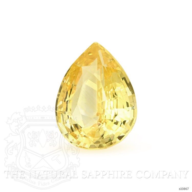 2.05 Ct. Orangish Yellow Sapphire from Ceylon (Sri Lanka)