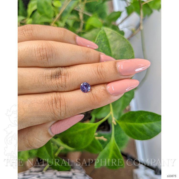 0.86 Ct. Purple Sapphire from Ceylon (Sri Lanka)