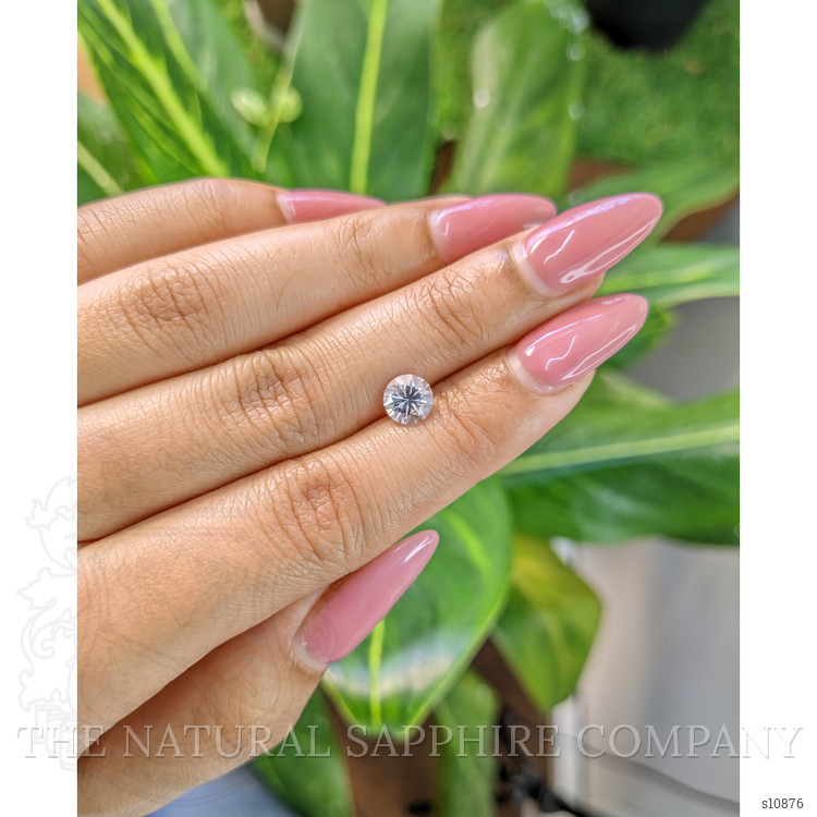 1.28 Ct. White Sapphire from Ceylon (Sri Lanka)