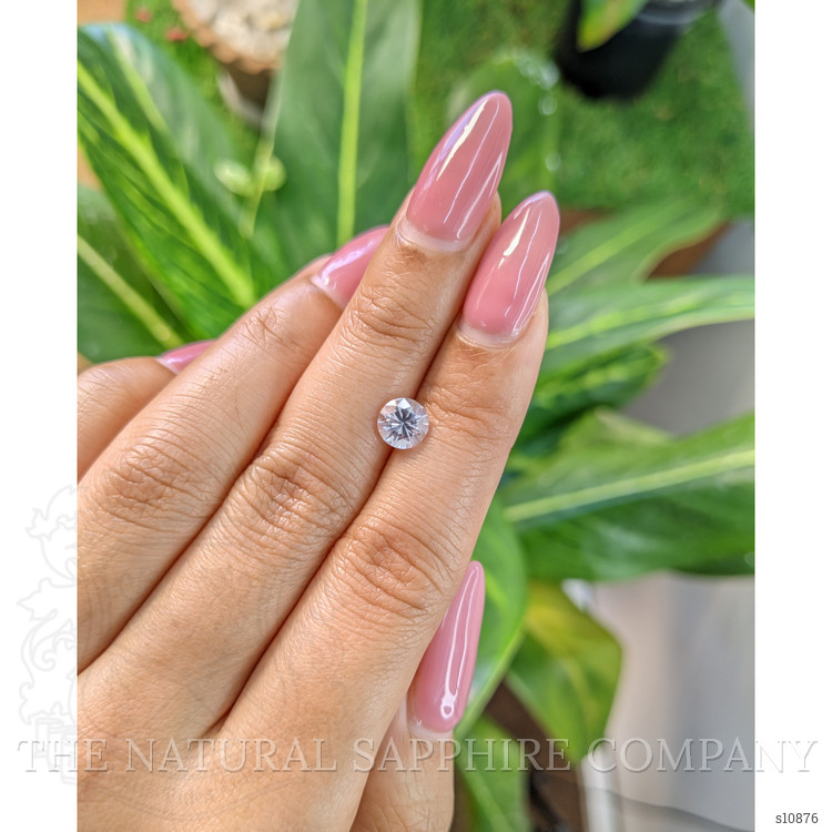 1.28 Ct. White Sapphire from Ceylon (Sri Lanka)