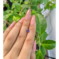 1.08 Ct. Pinkish Purple Sapphire from Ceylon (Sri Lanka) Life Style
