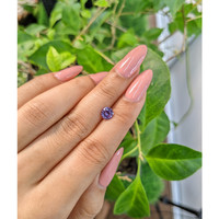1.08 Ct. Pinkish Purple Sapphire from Ceylon (Sri Lanka) Life Style