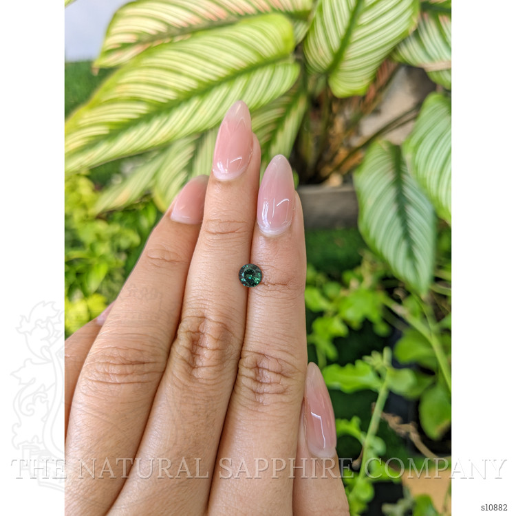 0.72 Ct. Bluish Green Sapphire from Madagascar