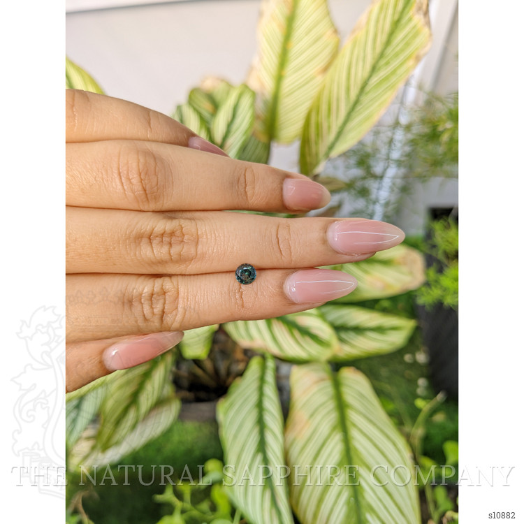 0.72 Ct. Bluish Green Sapphire from Madagascar