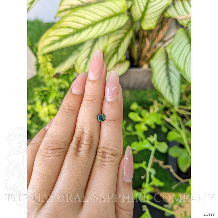 0.63 Ct. Green Sapphire from Madagascar
