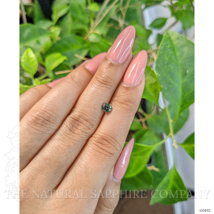 0.63 Ct. Bluish Green Sapphire from Madagascar