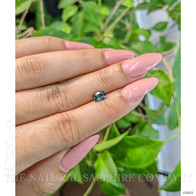 0.83 Ct. Bluish Green Sapphire from Madagascar