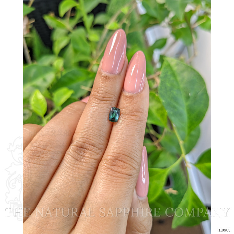 0.83 Ct. Bluish Green Sapphire from Madagascar