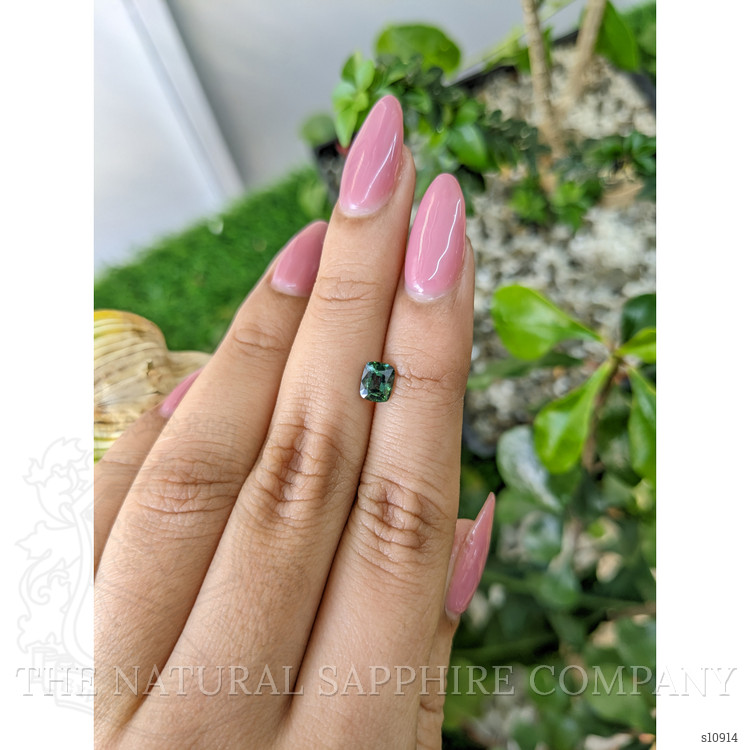0.79 Ct. Green Sapphire from Madagascar