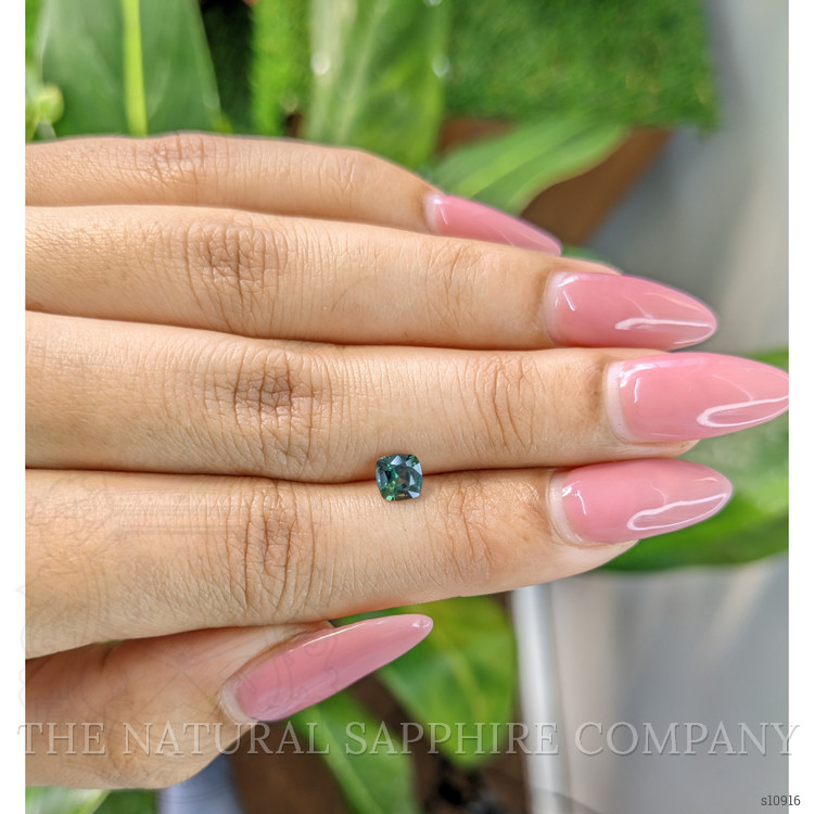 0.67 Ct. Bluish Green Sapphire from Madagascar