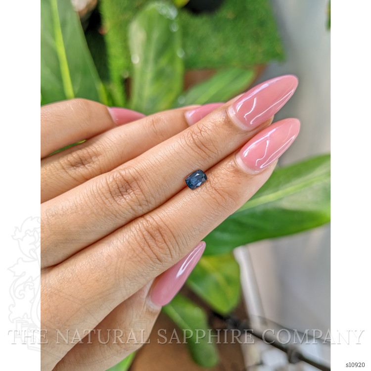 0.75 Ct. Greenish Blue Sapphire from Madagascar