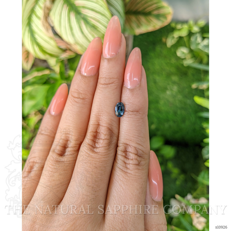 0.86 Ct. Greenish Blue Sapphire from Madagascar