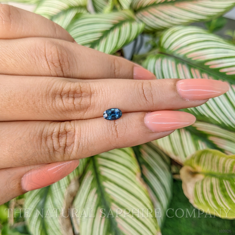 0.86 Ct. Greenish Blue Sapphire from Madagascar