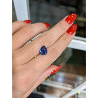 3.12 Ct. Blue Sapphire from Madagascar Life Style
