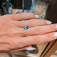 1.91 Ct. Bi Color Sapphire from Ceylon (Sri Lanka) Life Style