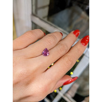 1.30 Ct. Purplish Pink Sapphire from Ceylon (Sri Lanka) Life Style