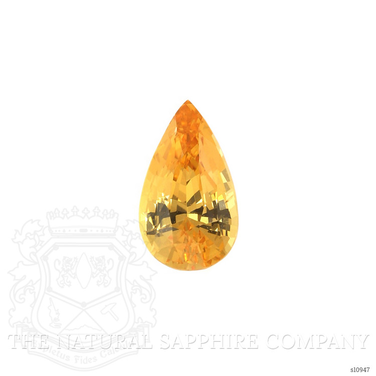 1.58 Ct. Orange Sapphire from Ceylon (Sri Lanka)