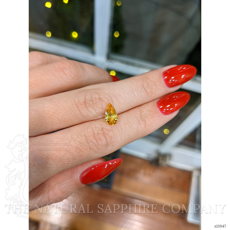 1.58 Ct. Orange Sapphire from Ceylon (Sri Lanka)