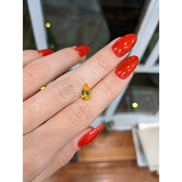 1.58 Ct. Orange Sapphire from Ceylon (Sri Lanka) Life Style