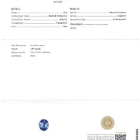 2.58 Ct. Blue Sapphire from Ceylon (Sri Lanka) Scan Report