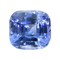 Accent Stones Blue Sapphire Ring 2.15 Ct., 18K Yellow Gold Combination Stone