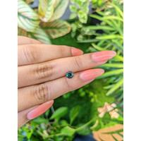 0.99 Ct. Green Sapphire from Madagascar Life Style