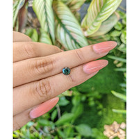 1.28 Ct. Green Sapphire from Madagascar Life Style