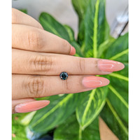 1.42 Ct. Bluish Green Sapphire from Madagascar Life Style