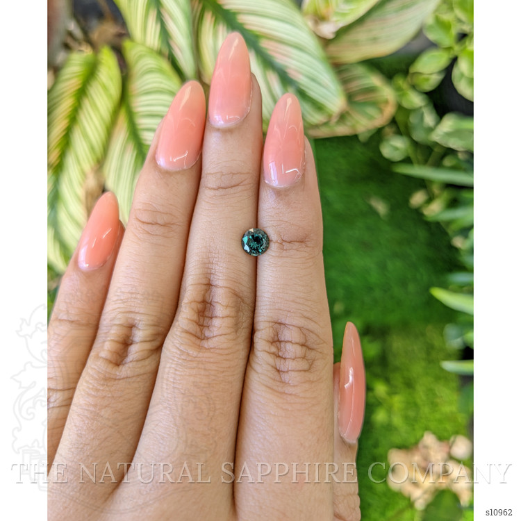 0.81 Ct. Bluish Green Sapphire from Madagascar