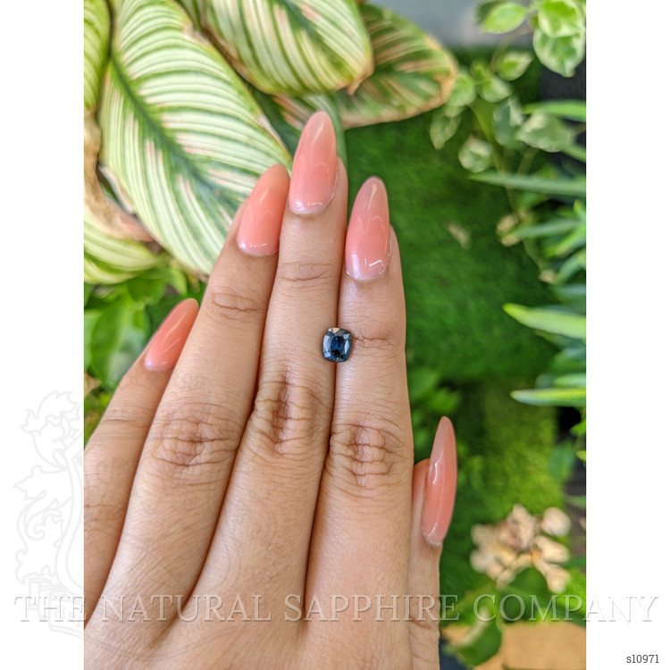 1.31 Ct. Greenish Blue Sapphire from Madagascar