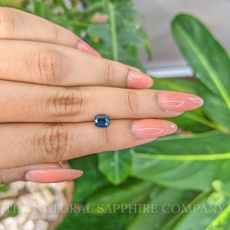 1.31 Ct. Greenish Blue Sapphire from Madagascar