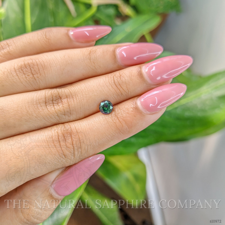 0.94 Ct. Bluish Green Sapphire from Madagascar