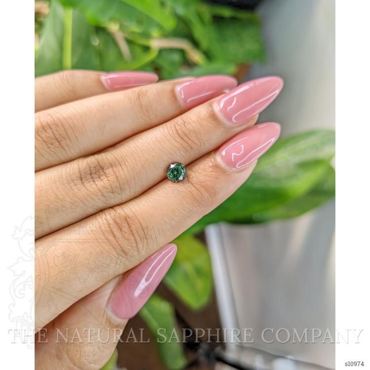 0.96 Ct. Green Sapphire from Madagascar