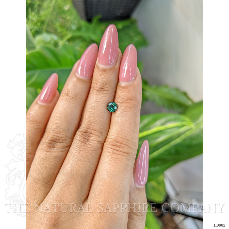 0.88 Ct. Green Sapphire from Madagascar