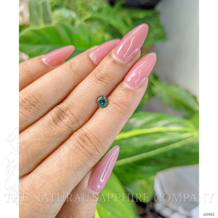 0.88 Ct. Green Sapphire from Madagascar