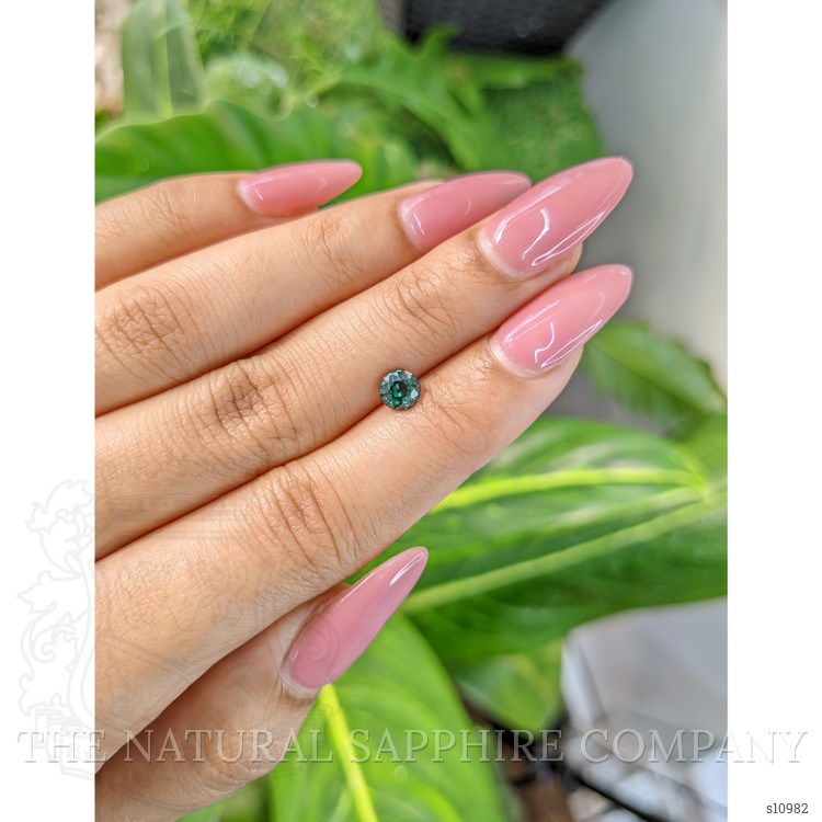 0.88 Ct. Green Sapphire from Madagascar