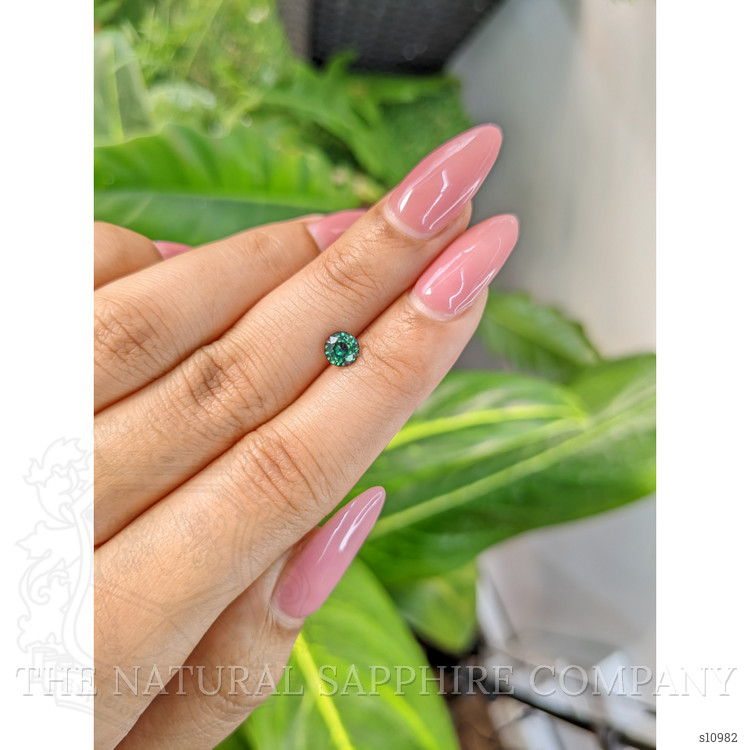 0.88 Ct. Green Sapphire from Madagascar