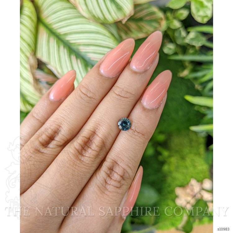 0.94 Ct. Greenish Blue Sapphire from Madagascar